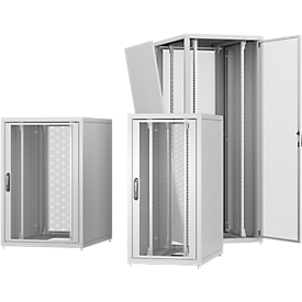 Armoire serveur PX, tôle d’acier, thermolaqué/galvanisé, l. 600 x P 1000 x H 2000 mm