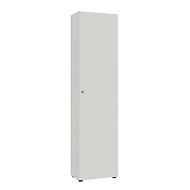 Armoire-vestiaire, 1 porte, l. 60 cm, 6 HC, argent