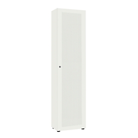 Armoire-vestiaire, 1 porte, l. 60 cm, 6 HC, blanc
