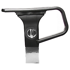 Armrests for swivel chair Ergo Point, height adjustable, black/chrome