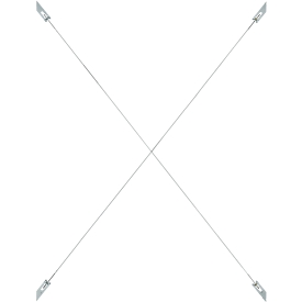 Arriostramiento transversal para estantería R 3000, para anchura de hueco 994 mm, altura 1325 mm