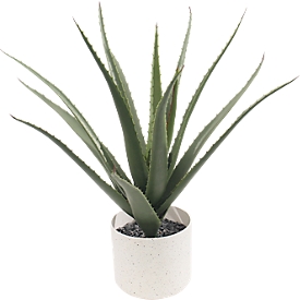 Artificial plant meet by Paperflow Aloe Vera, incl. plastic pot, H 450 mm, PE