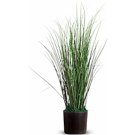 Artificial plant meet by Paperflow Grass, H 550 mm, incl. plastic pot, PVC, green