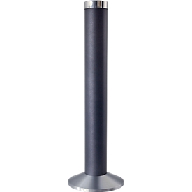 Aschenbecher "Säule", Aluminium, Ø 300 x H 780 mm, moonstone-grau