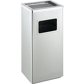 Ashtray without roof, stainless steel