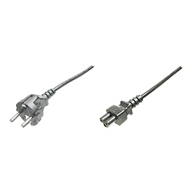 ASSMANN - Stromkabel - IEC 60320 C5 zu power CEE 7/7 (M) - Wechselstrom 250 V - 1.8 m - geformt