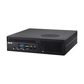 ASUS PB63 B3203AH - Mini-PC - Core i3 i3-14100 / 3.5 GHz - RAM 8 GB - SSD 256 GB - NVMe - UHD Graphics 730 - Wi-Fi 6E, Bluetooth 5.2, 1GbE - WLAN: 802.11a/b/g/n/ac/ax (Wi-Fi 6E)