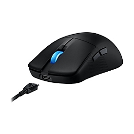 ASUS ROG Harpe Ace Mini - Maus - optisch - 5 Tasten - kabelgebunden, kabellos - USB, Bluetooth 5.1, 2.4 GHz