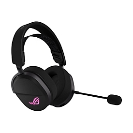 ASUS ROG Pelta - Headset - ohrumschließend - Bluetooth / 2,4 GHz Funkfrequenz - kabellos - Schwarz