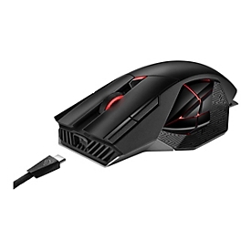 ASUS ROG Spatha X - Maus - USB, 2.4 GHz - Schwarz