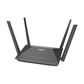 ASUS RT-AX52 - Wireless Router 3-Port-Switch - 1GbE - Wi-Fi 6 - Tri-Band