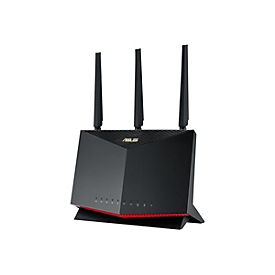 ASUS RT-AX86U - Wireless Router - 4-Port-Switch - GigE, 2.5 GigE - WAN-Ports: 2 - 802.11a/b/g/n/ac/ax