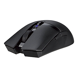ASUS TUF Gaming M4 - Maus - rechts- und linkshändig - 6 Tasten - kabellos - Bluetooth 5.1, 2.4 GHz - kabelloser Empfänger (USB)