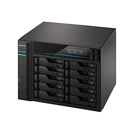 ASUSTOR Lockerstor 10 AS6510T - NAS-Server - 10 Schächte - SATA 6Gb/s - RAID 0, 1, 5, 6, 10, JBOD - RAM 8 GB