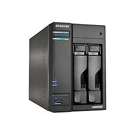 ASUSTOR Lockerstor 2 Gen2 - NAS-Server - 2 Schächte - RAID RAID 0, 1, 5, 6, 10, JBOD - RAM 4 GB - 2.5 Gigabit Ethernet