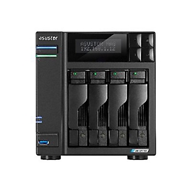 ASUSTOR Lockerstor 4 Gen2 AS6704T - NAS-Server - 4 Schächte - SATA 6Gb/s - RAID RAID 0, 1, 5, 6, 10, JBOD - RAM 4 GB