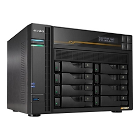 ASUSTOR Lockerstor 8 Gen3 - NAS-Server - 8 Schächte - SATA 6Gb/s / PCIe 4.0 x4 (NVMe) - RAID JBOD, 0, 1, 5, 6, 10 - RAM 16 GB