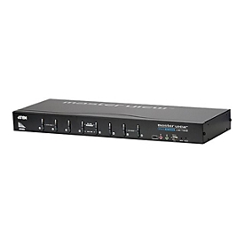 ATEN CS1768 - KVM-/Audio-/USB-Switch - 8 x KVM/Audio - 1 lokaler Benutzer - an Rack montierbar