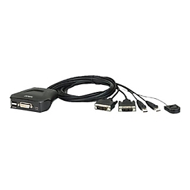 ATEN CS22D - KVM-Switch - 2 x KVM port(s) - 1
