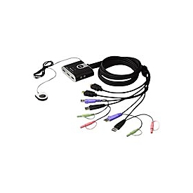 ATEN CS692 - KVM-/Audio-Switch - 2 x KVM/Audio - 1 lokaler Benutzer - Desktop