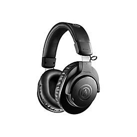 Audio-Technica ATH M20xBT - M Series - Kopfhörer mit Mikrofon - ohrumschließend - Bluetooth - kabellos, kabelgebunden