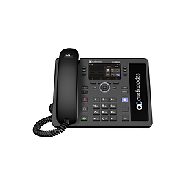 AudioCodes C435HD - Téléphone IP - Noir - Combiné filaire - Android - Info SIP - Boutons
