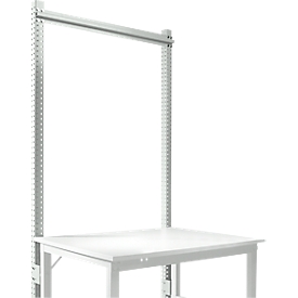 Aufbauportal, Grundtisch STANDARD Arbeitstisch-/Werkbanksystem UNIVERSAL/PROFI, 1250 mm, lichtgrau