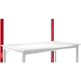 Aufbauportal, niedrig, Grundtisch SPEZIAL Arbeitstisch/Werkbank UNIVERSAL/PROFI, rubinrot