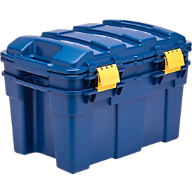 Aufbewahrungsbox Fellowes BANKERS BOX - Volumen 40 l - stapelbar - Auflagedeckel mit Tragegriffen - L 590 x B 390 x H 330 mm - Polypropylen - dunkelblau