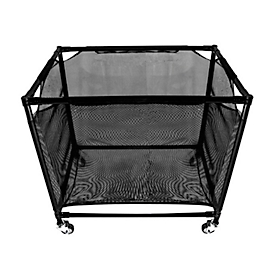 Auffangwagen activaAir, 900x 600 x 900 mm, mit Rollen, schwarz