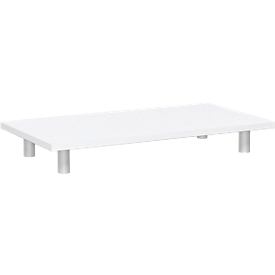 Aufsatzplatte PALENQUE, für Schrank B 800 mm, B 800 x T 400 x H 105 mm, weiß