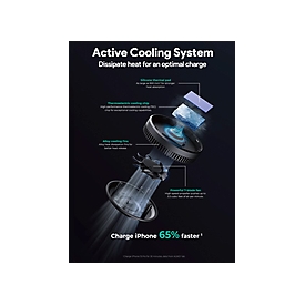 AUKEY MagFusion Dash Pro MagSafe Wireless Charging Air Vent Mount