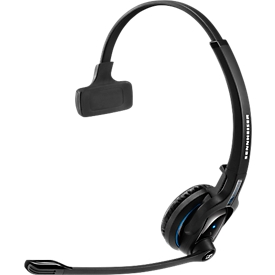 Auriculares Bluetooth EPOS Sennheiser Bluetooth MB Pro1, monoaural, hasta 15 h de tiempo de conversación, alcance hasta 25 m, incluye cable de carga USB