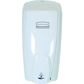 Automatische zeep- en desinfectiedispenser Rubbermaid AutoFoam, 1100 ml, aanrakingsvrij, voor muur/standaard, wit