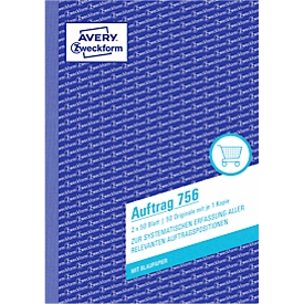 AVERY® Zweckform Auftrag, 1 Blatt Nr. 756
