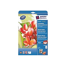 Avery Zweckform Avery Premium Glossy Photo Paper - Glänzend - weiß - A4 (210 x 297 mm)