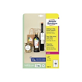 Avery Zweckform Karton - seidig - Ultra White