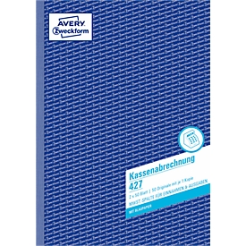 Avery Zweckform Kassenabrechnung Nr. 427