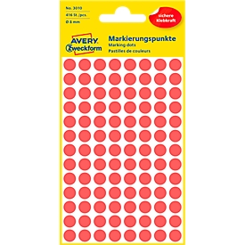 AVERY Zweckform marking dots 3010, red