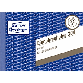 AVERY® Zweckform ontvangstbewijzen nr. 304, groen, micro geperforeerd