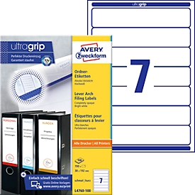 AVERY® Zweckform ordnerrugetiketten, wit, L4760, 700 etiketten/pak