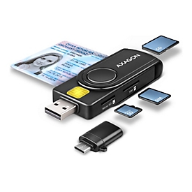 AXAGON SmartCard-Leser (Tracks 0 und 1) - USB
