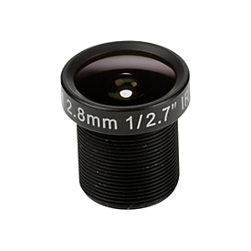 AXIS - CCTV-Objektiv - feste Irisblende - M12-Anschluss - 2.8 mm - f/1.6 (Packung mit 10)