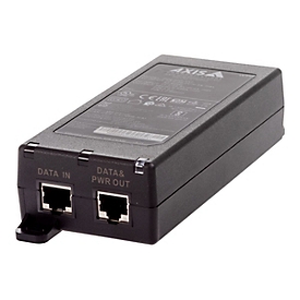 AXIS Midspan - Power Injector - AC 24 / DC 10-28 V - 30 Watt - Ausgangsanschlüsse: 1 - Schwarz