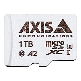 AXIS Surveillance - Flash-Speicherkarte (microSDXC-an-SD-Adapter inbegriffen) - 1 TB - A2 / UHS-I U3 / Class10 - microSDXC UHS-I - für AXIS D3110, M3085, M3086, M4308, M5075, M7116, P3727, P3818, Q1656, Q1715, Q1942, Q6100