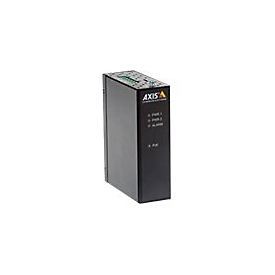 AXIS T8144 Industrial Midspan - Power Injector - DC 20 - 60 V - 60 Watt - Schwarz