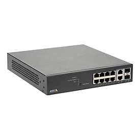 Axis T8508 PoE+ Network Switch - Switch - managed - 8 x 10/100/1000 (PoE+) + 2 x Combo Gigabit SFP (Uplink) - Desktop, an Rack montierbar - PoE+ (130 W)