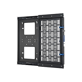 B-TECH BT7888 - Montagekomponente (Ablagefach) - herausziehbar - für Audio-/Videokomponenten - verriegelbar - Schwarz