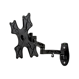 B-TECH Ventry BTV504 - Befestigungskit (Wandmontage, Doppelschwingarm) - für Flachbildschirm - Schwarz - Bildschirmgröße: bis zu 107 cm (bis zu 42 Zoll) - Wandmontage