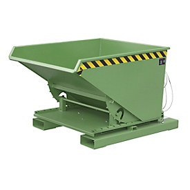 Bac à copeaux pour chariot élévateur, type S3S 600, vert RAL 6011